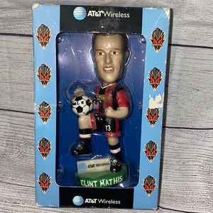 Metro Stars Clint Mathis Bobble Head Soccer AT&T